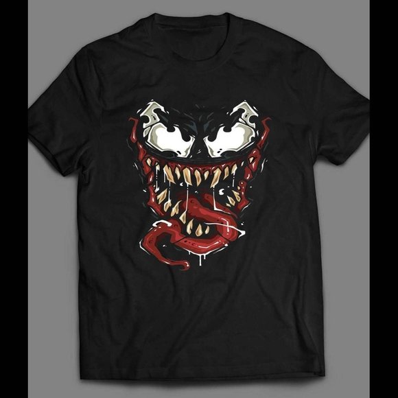 Black Suit VENOM Symbiote Shirt - Picture 1 of 1